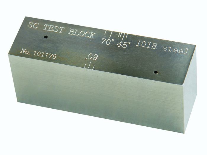 SC Ultrasonic Test Block (ASTM Standards)